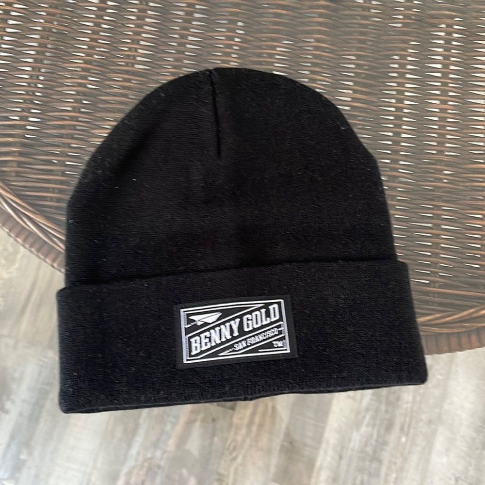 Black Benny Gold beanie
